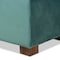 Baxton Studio Roanoke Teal Blue Velvet Upholstered Grid-Tufted Storage Ottoman Bench 160-9930 - alternate 5
